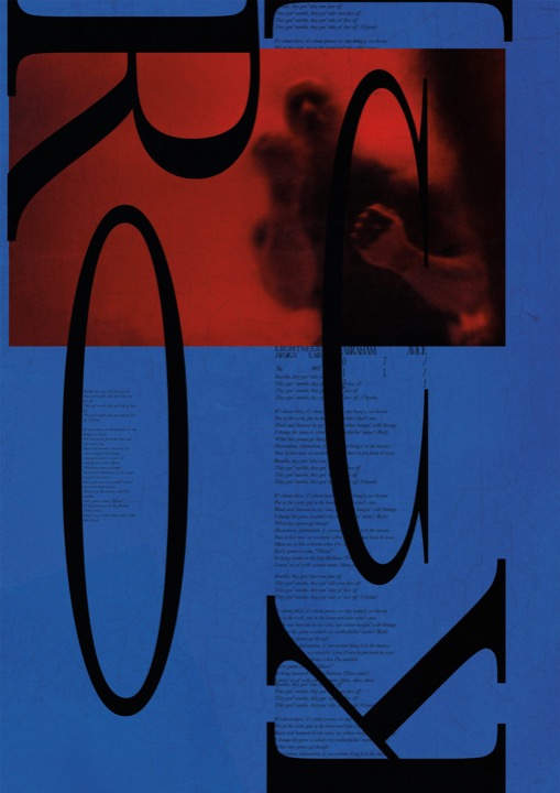 the rock rapping PRINT READY copie poster.