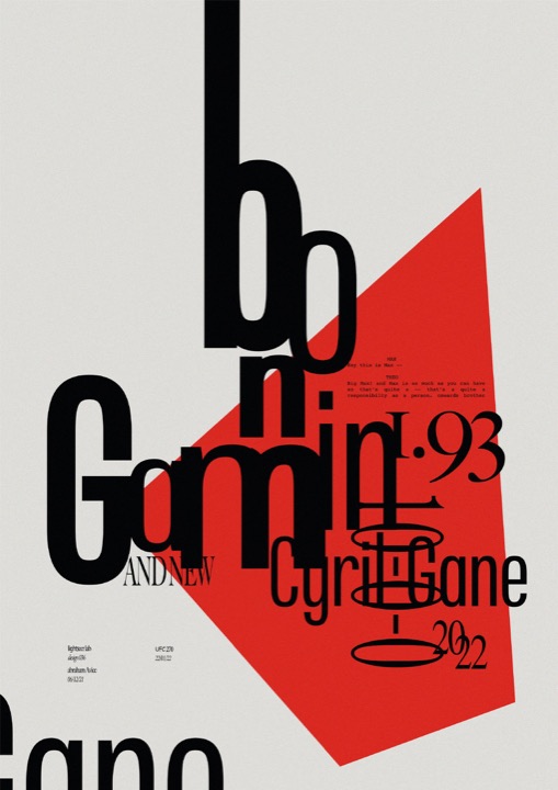 Bon gamin poster.