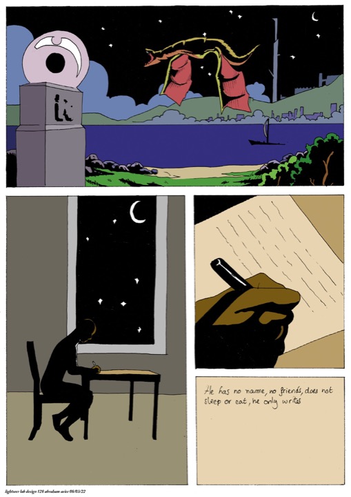 comic strip poster.