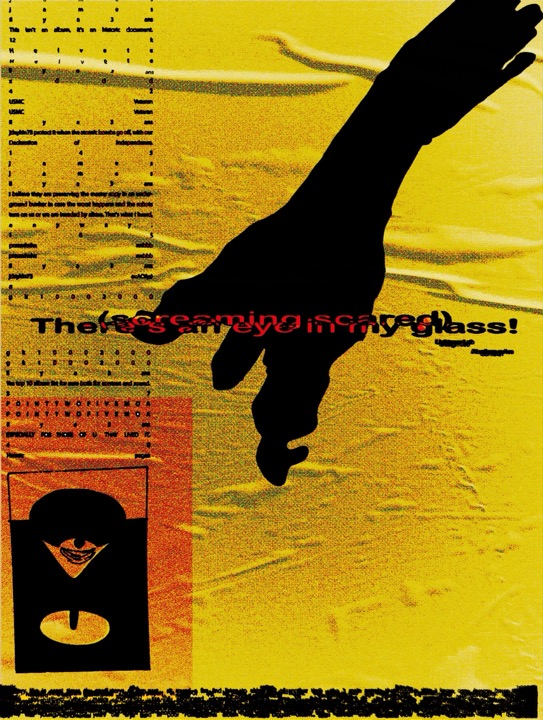 There is an eye in my cup! poster.