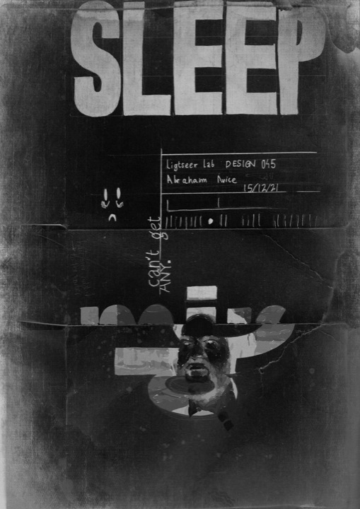 SLEEP PRINT READY poster.