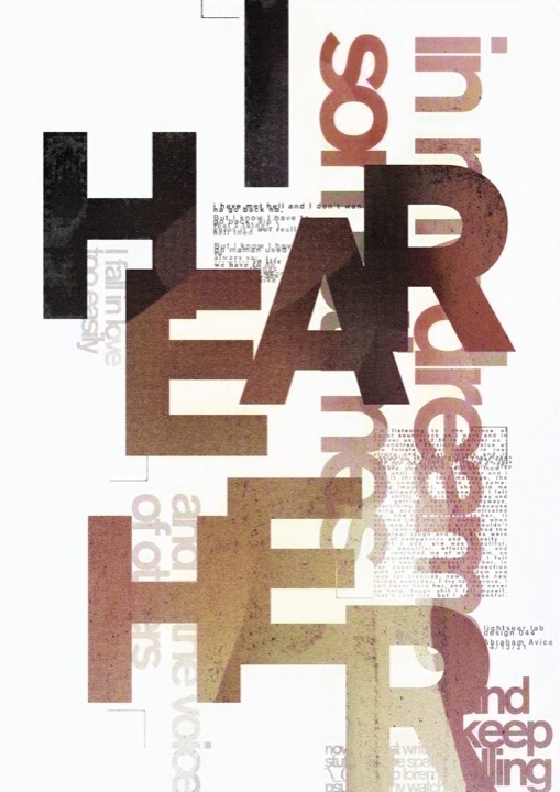 I hear her 2 poster.