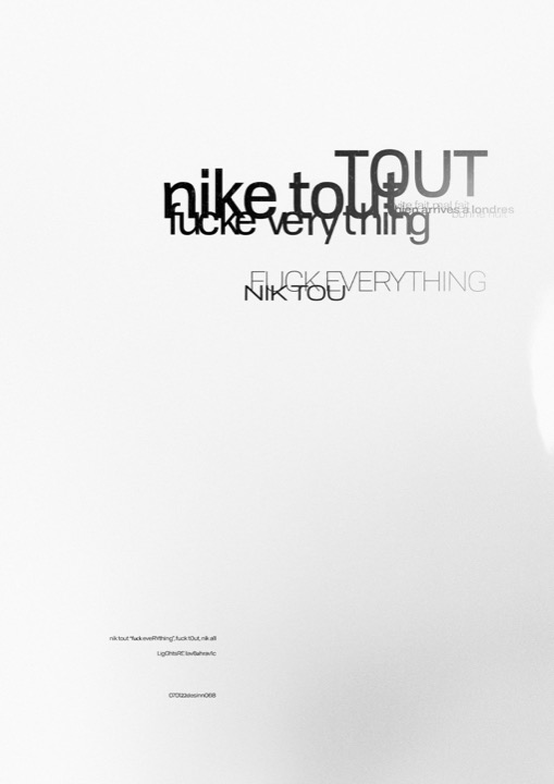 Fuck Everything poster.